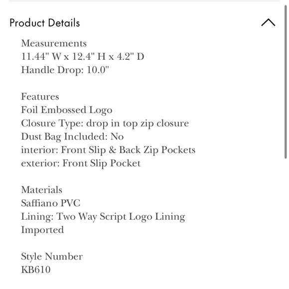 Kate Spade floral Parisian tote - Picture 5 of 10